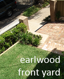 earlwood front yard